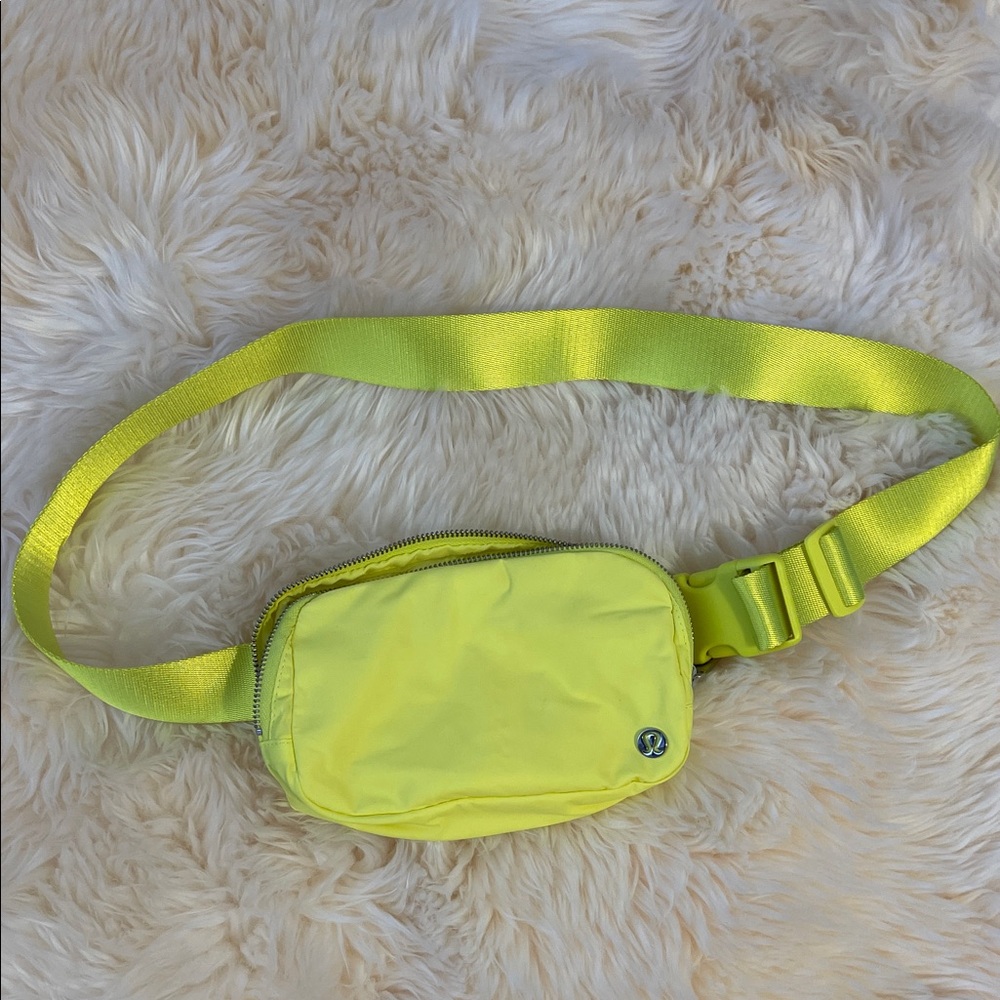 Lululemon Lime Green Belt Bag